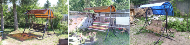 Садовые разборные качели
